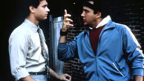 Człowiek w czerwonym bucie