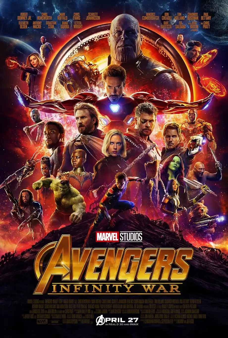 Hlavní obrázek pořadu Avengers: Infinity War