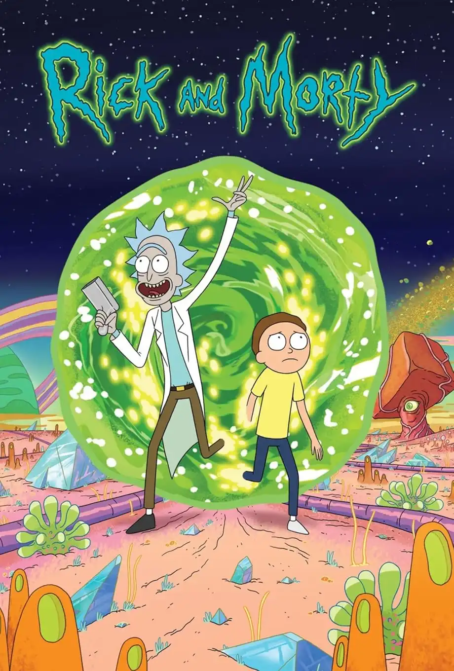 Główny obrazek programu Rick i Morty