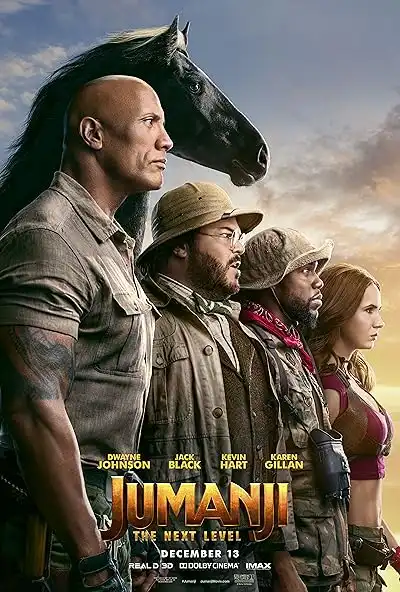 Jumanji: Yeni Seviye Programının Ana Görseli