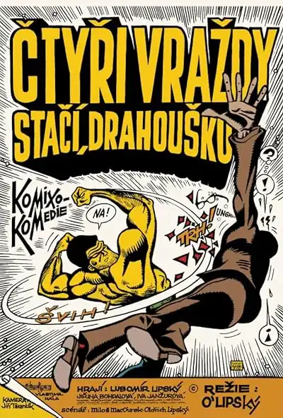 Hlavní obrázek pořadu „Čtyři vraždy stačí, drahoušku“